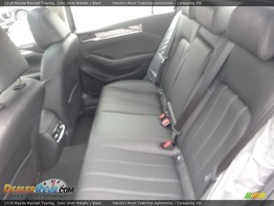 2018 Mazda Mazda6 Touring Sonic Silver Metallic / Black Photo #8