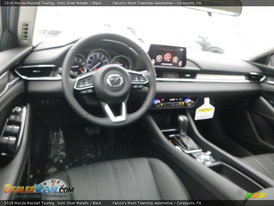 2018 Mazda Mazda6 Touring Sonic Silver Metallic / Black Photo #9