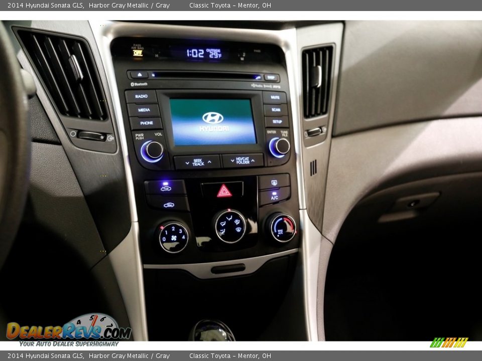 2014 Hyundai Sonata GLS Harbor Gray Metallic / Gray Photo #9