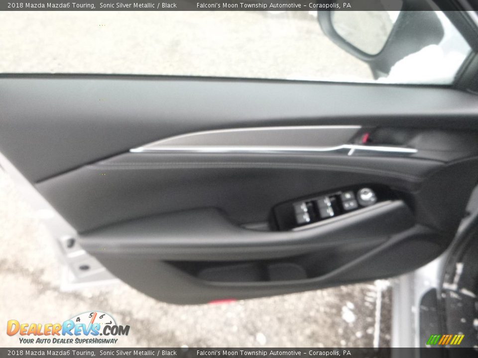 2018 Mazda Mazda6 Touring Sonic Silver Metallic / Black Photo #10