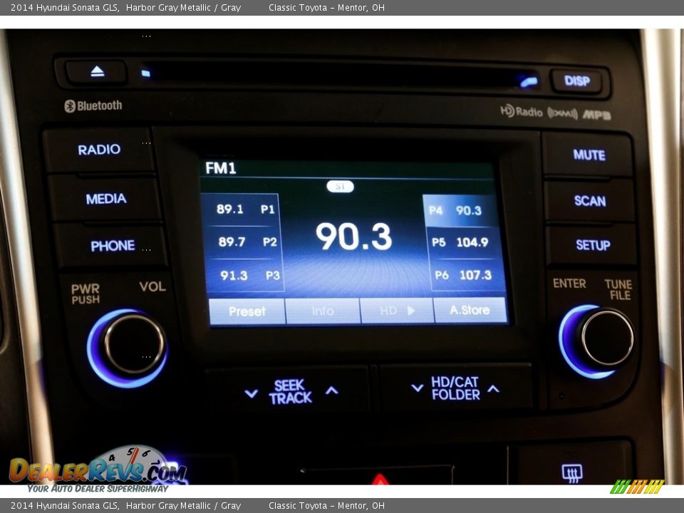 2014 Hyundai Sonata GLS Harbor Gray Metallic / Gray Photo #10
