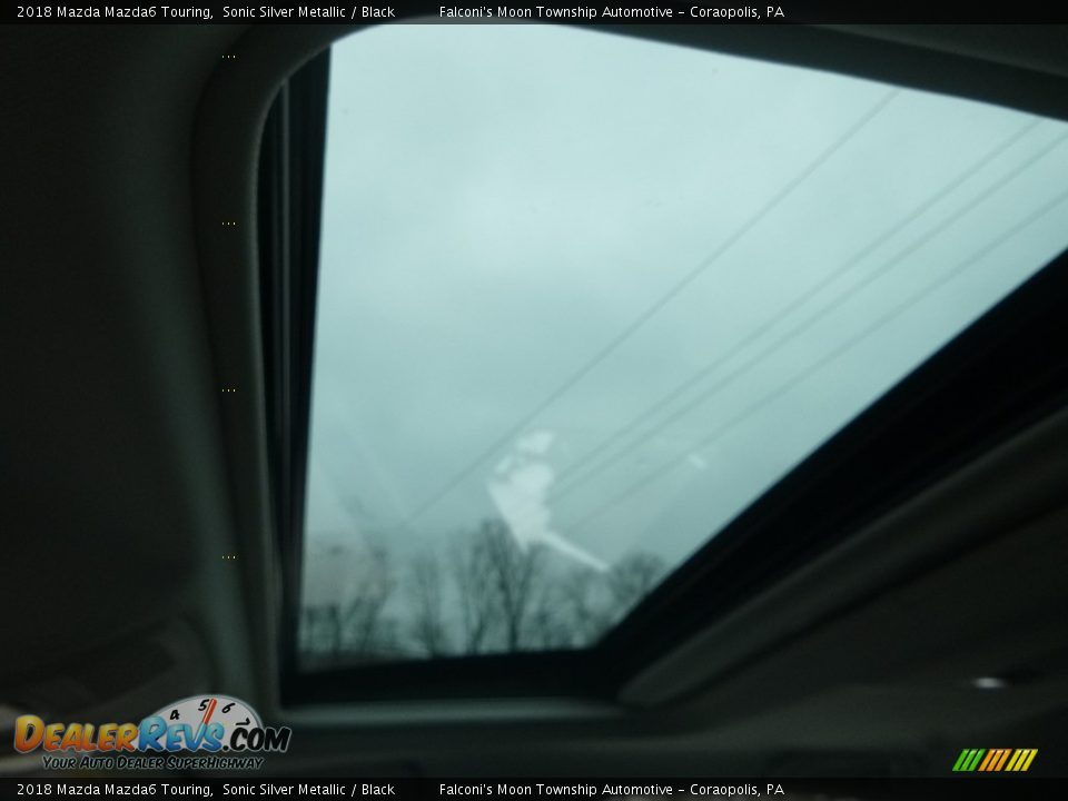 2018 Mazda Mazda6 Touring Sonic Silver Metallic / Black Photo #15