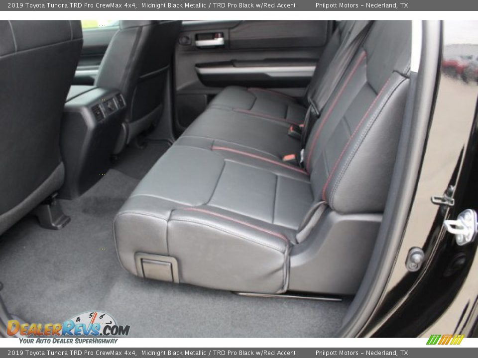 Rear Seat of 2019 Toyota Tundra TRD Pro CrewMax 4x4 Photo #21