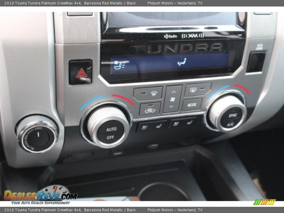 Controls of 2019 Toyota Tundra Platinum CrewMax 4x4 Photo #14