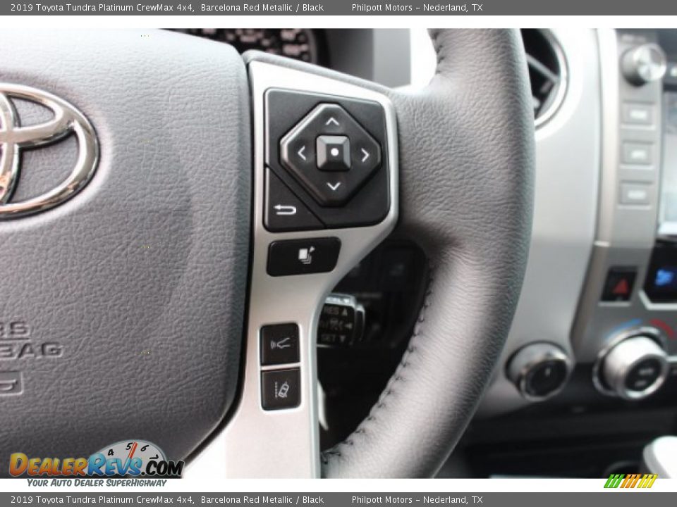 2019 Toyota Tundra Platinum CrewMax 4x4 Steering Wheel Photo #17