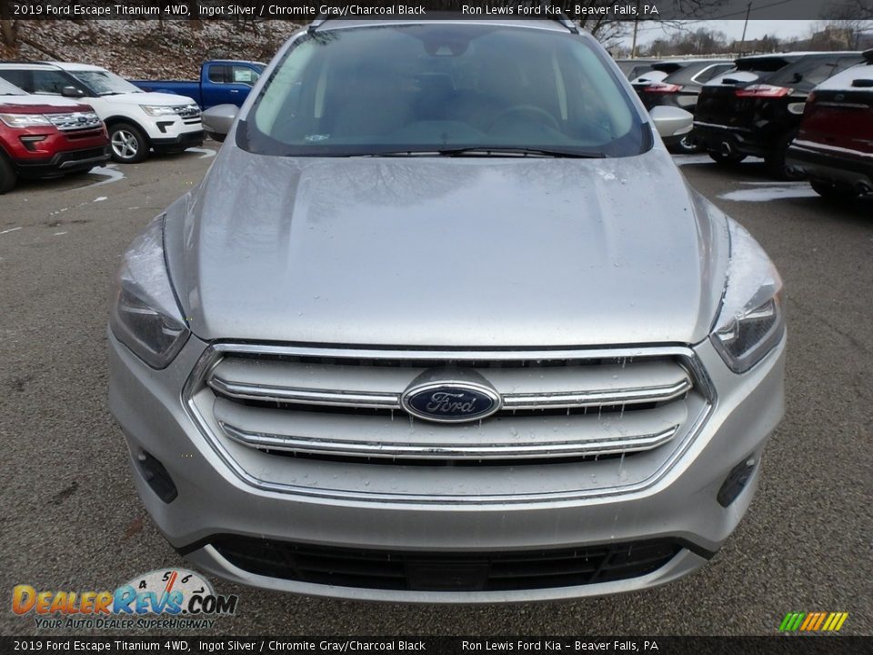 2019 Ford Escape Titanium 4WD Ingot Silver / Chromite Gray/Charcoal Black Photo #8