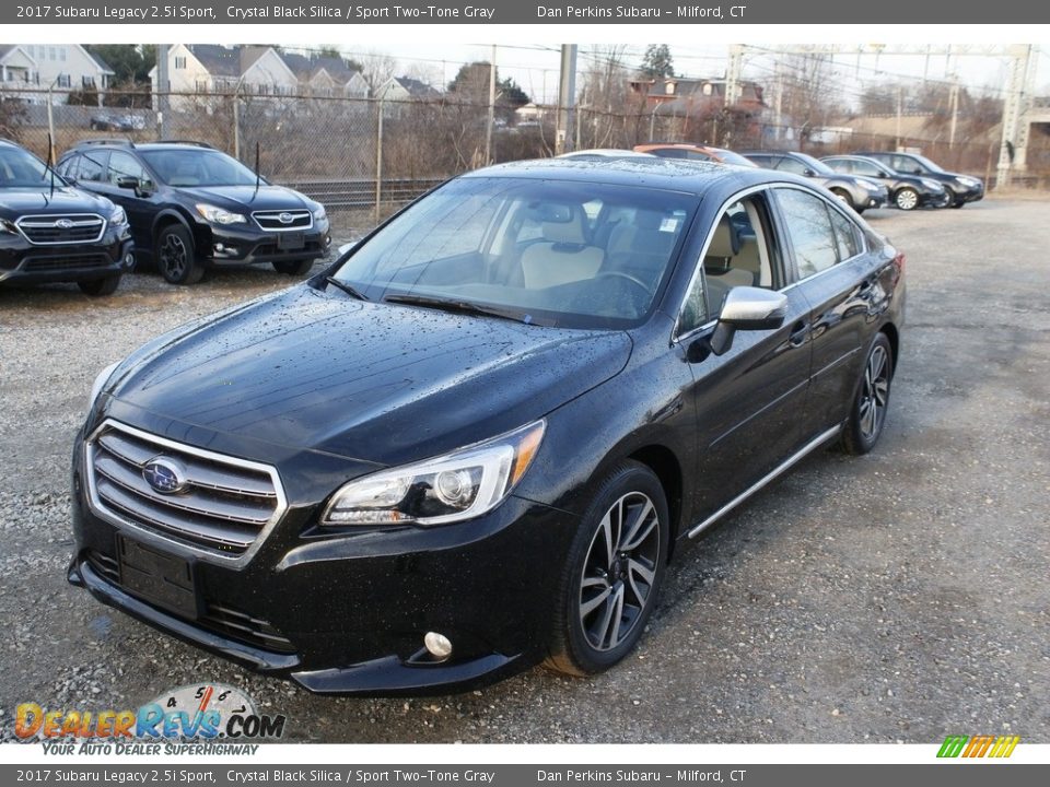 2017 Subaru Legacy 2.5i Sport Crystal Black Silica / Sport Two-Tone Gray Photo #3