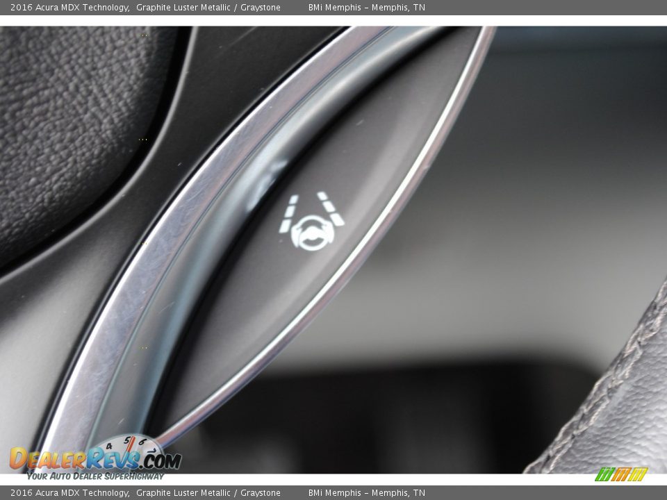 2016 Acura MDX Technology Graphite Luster Metallic / Graystone Photo #16