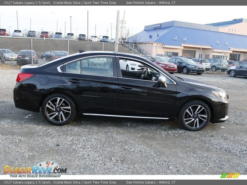 2017 Subaru Legacy 2.5i Sport Crystal Black Silica / Sport Two-Tone Gray Photo #5