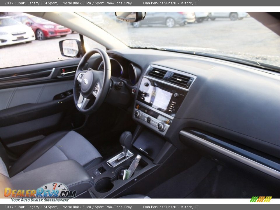 2017 Subaru Legacy 2.5i Sport Crystal Black Silica / Sport Two-Tone Gray Photo #9