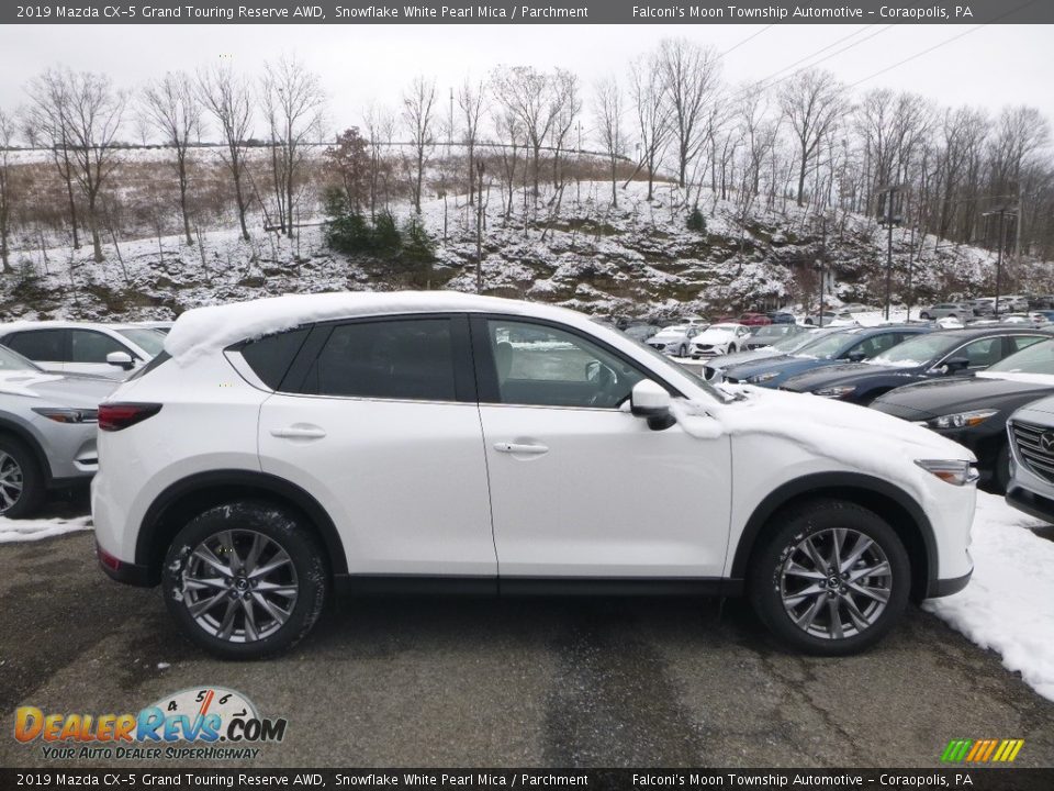 2019 Mazda CX-5 Grand Touring Reserve AWD Snowflake White Pearl Mica / Parchment Photo #1