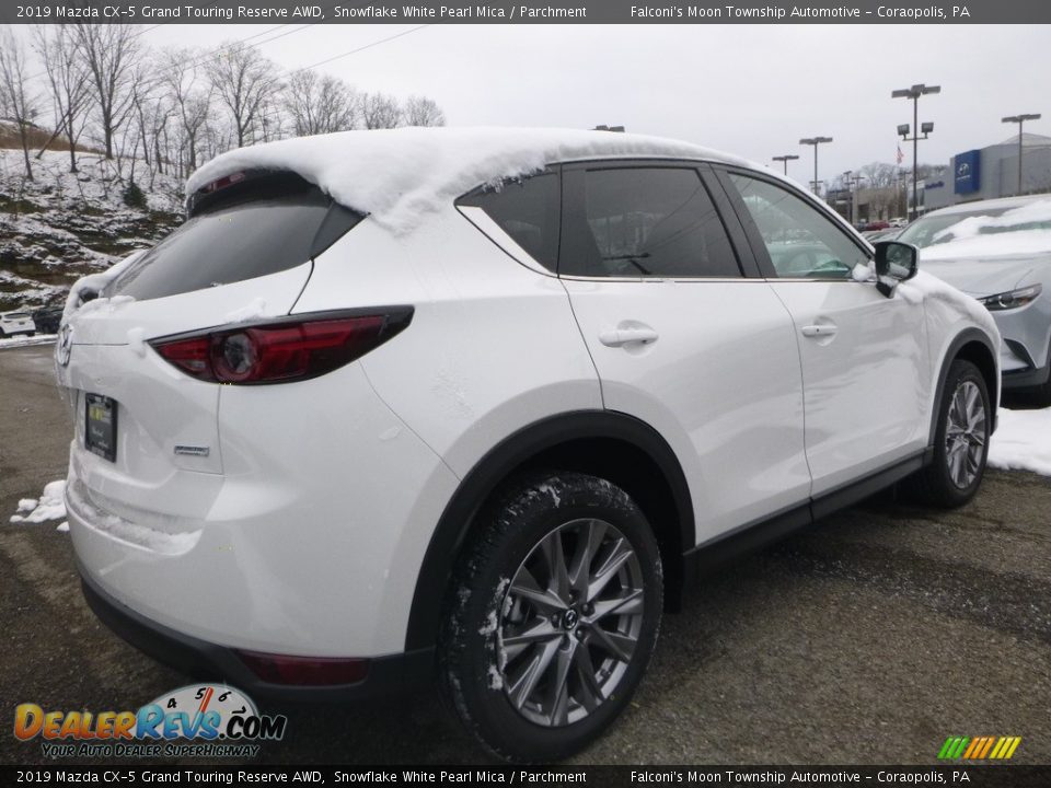 2019 Mazda CX-5 Grand Touring Reserve AWD Snowflake White Pearl Mica / Parchment Photo #2