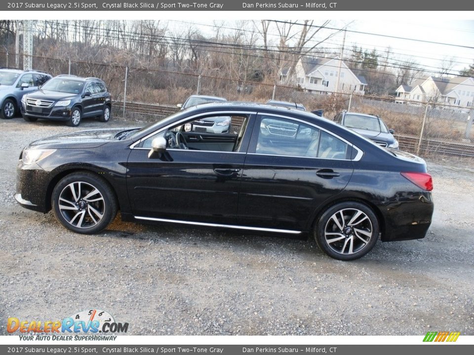 2017 Subaru Legacy 2.5i Sport Crystal Black Silica / Sport Two-Tone Gray Photo #11