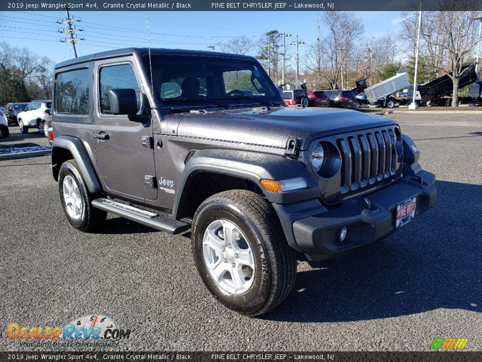 2019 Jeep Wrangler Sport 4x4 Granite Crystal Metallic / Black Photo #1