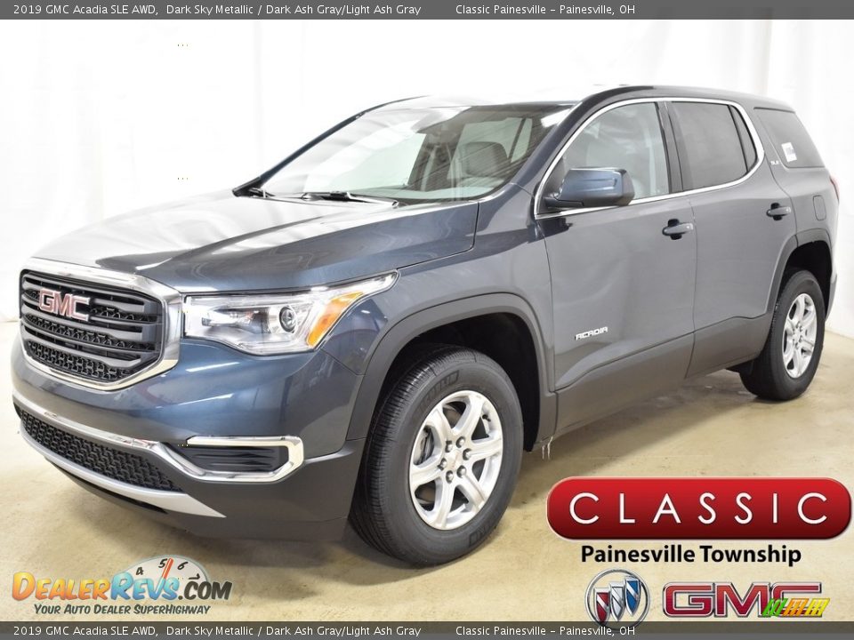 2019 GMC Acadia SLE AWD Dark Sky Metallic / Dark Ash Gray/Light Ash Gray Photo #1