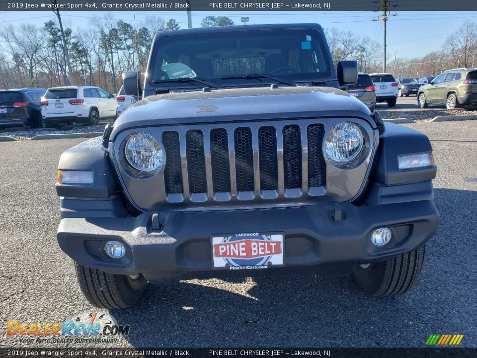 2019 Jeep Wrangler Sport 4x4 Granite Crystal Metallic / Black Photo #2