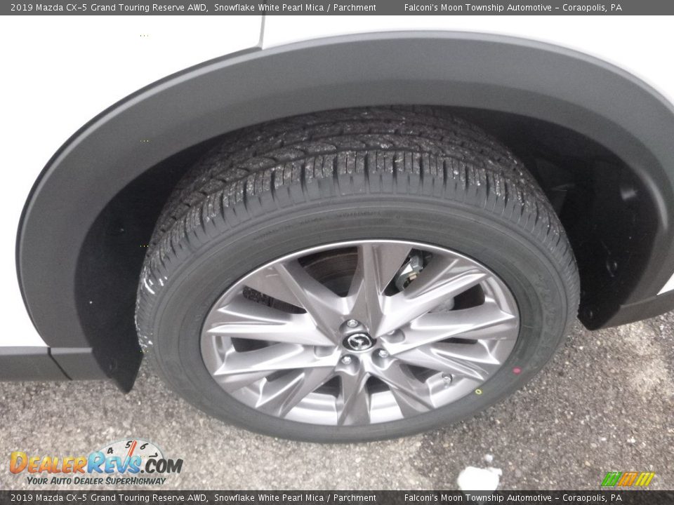 2019 Mazda CX-5 Grand Touring Reserve AWD Snowflake White Pearl Mica / Parchment Photo #6