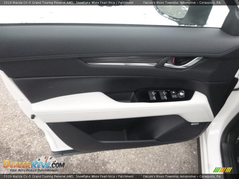 2019 Mazda CX-5 Grand Touring Reserve AWD Snowflake White Pearl Mica / Parchment Photo #9