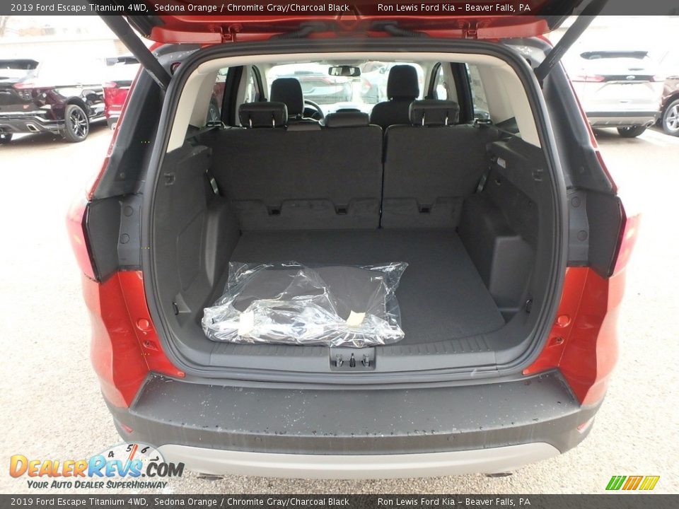 2019 Ford Escape Titanium 4WD Sedona Orange / Chromite Gray/Charcoal Black Photo #4