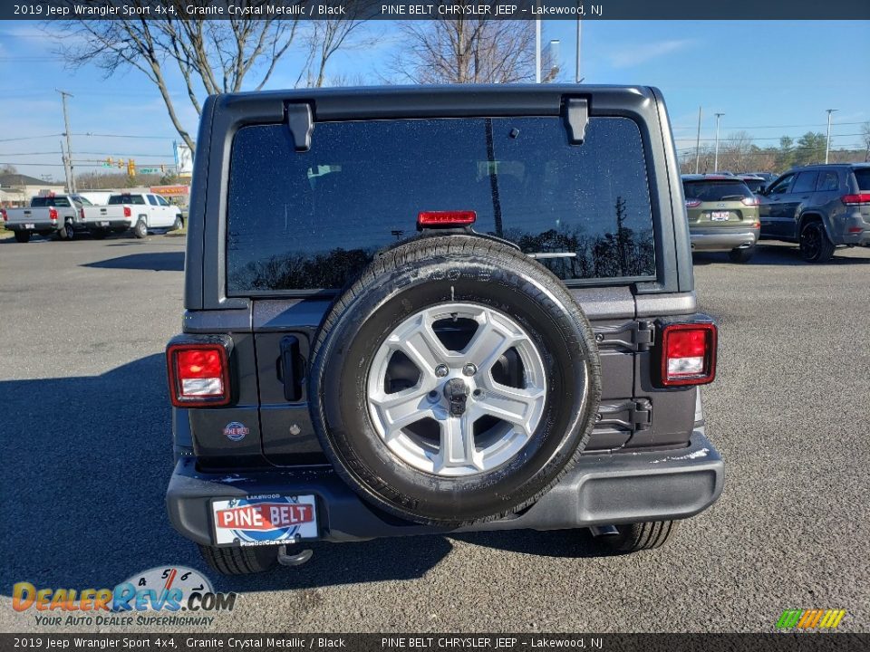 2019 Jeep Wrangler Sport 4x4 Granite Crystal Metallic / Black Photo #5