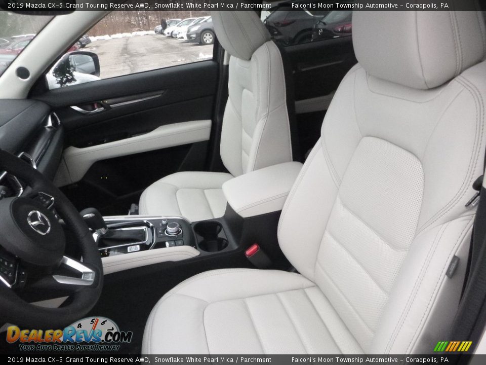 2019 Mazda CX-5 Grand Touring Reserve AWD Snowflake White Pearl Mica / Parchment Photo #10