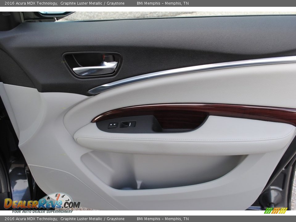 2016 Acura MDX Technology Graphite Luster Metallic / Graystone Photo #33