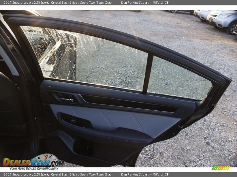 2017 Subaru Legacy 2.5i Sport Crystal Black Silica / Sport Two-Tone Gray Photo #19