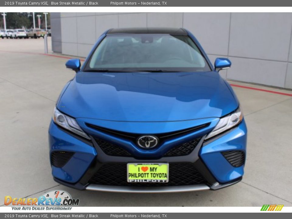 2019 Toyota Camry XSE Blue Streak Metallic / Black Photo #3