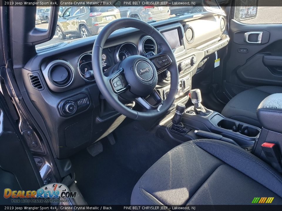2019 Jeep Wrangler Sport 4x4 Granite Crystal Metallic / Black Photo #7