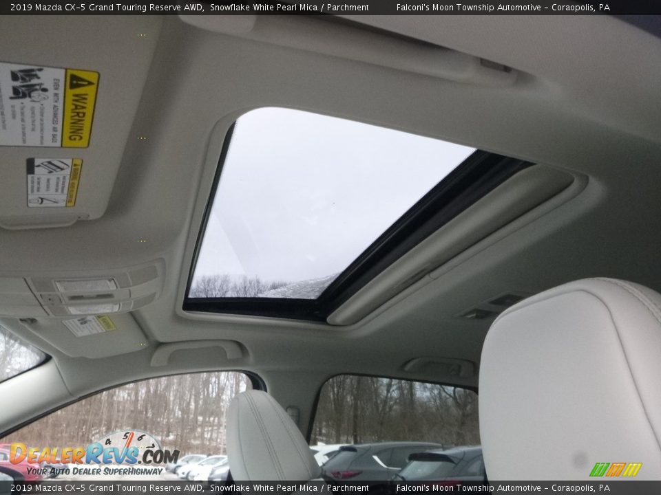 2019 Mazda CX-5 Grand Touring Reserve AWD Snowflake White Pearl Mica / Parchment Photo #12
