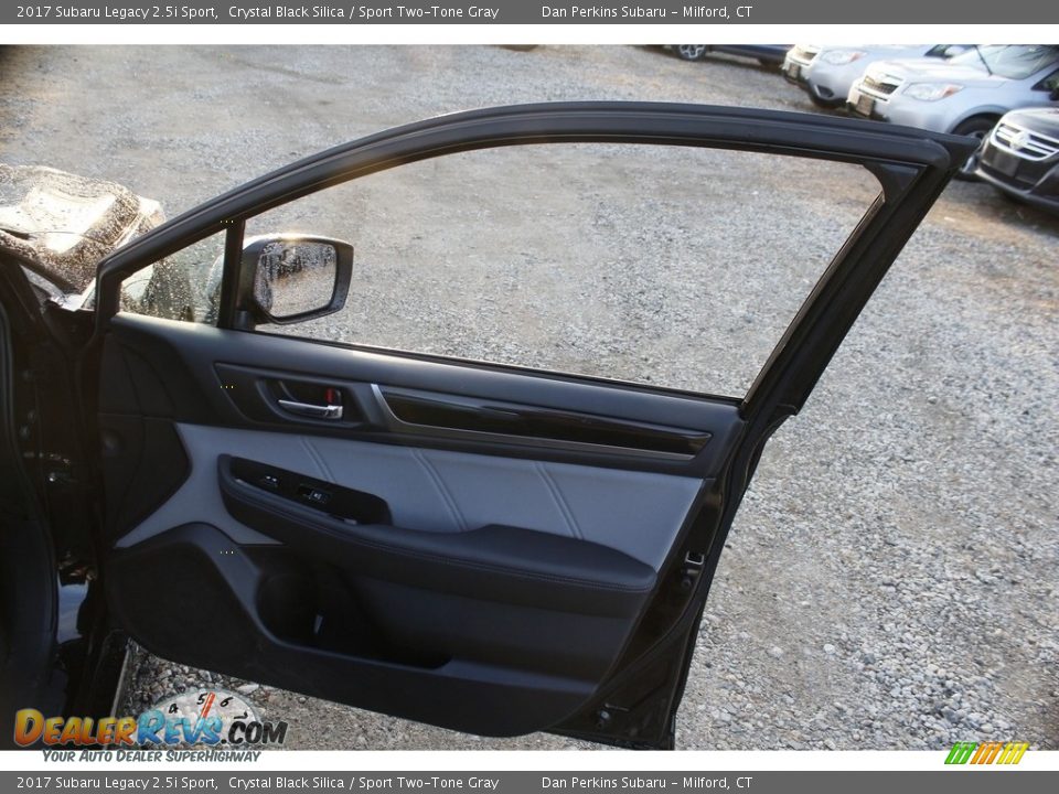 2017 Subaru Legacy 2.5i Sport Crystal Black Silica / Sport Two-Tone Gray Photo #20