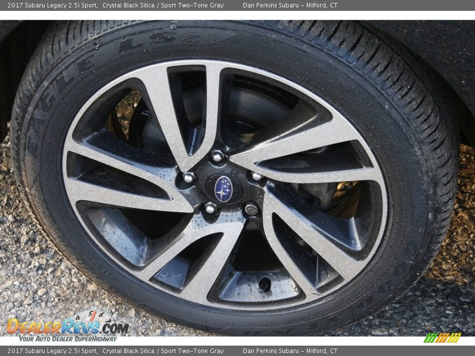 2017 Subaru Legacy 2.5i Sport Crystal Black Silica / Sport Two-Tone Gray Photo #21