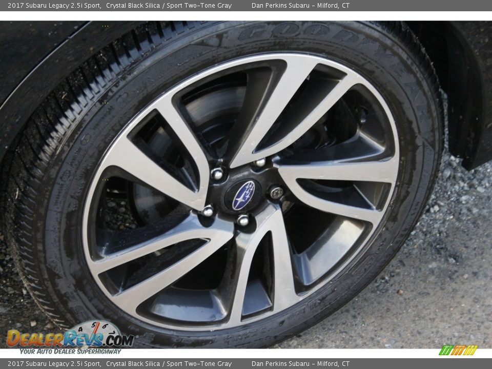 2017 Subaru Legacy 2.5i Sport Crystal Black Silica / Sport Two-Tone Gray Photo #22