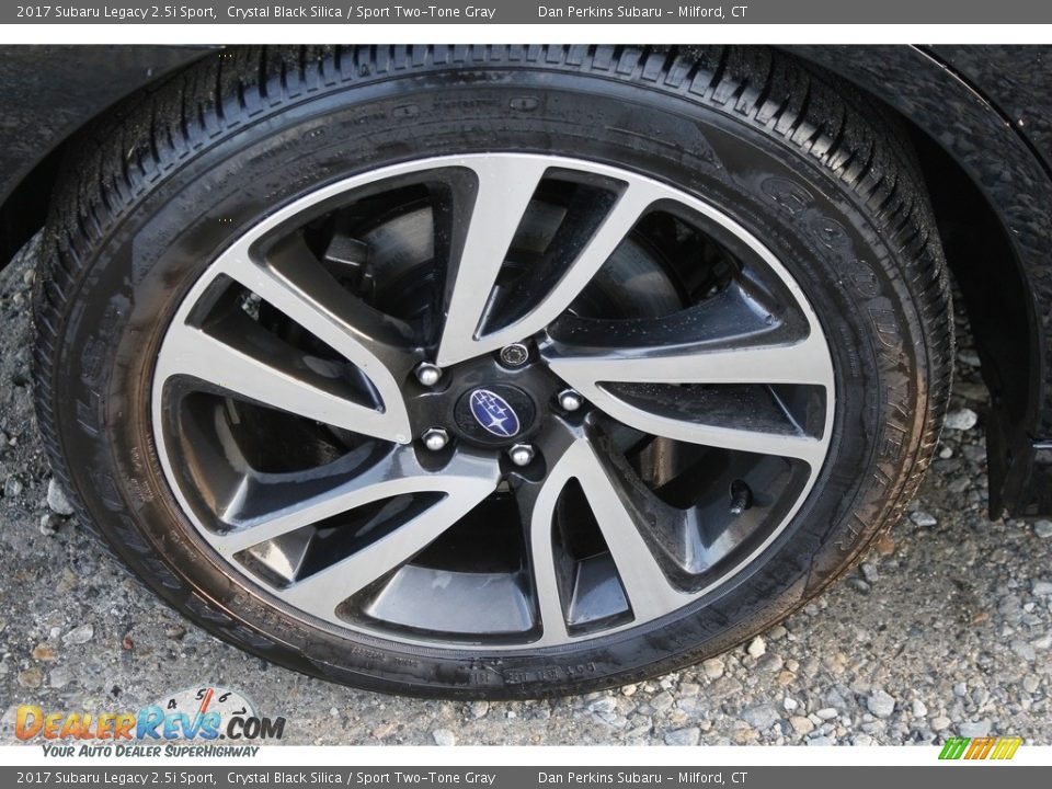 2017 Subaru Legacy 2.5i Sport Crystal Black Silica / Sport Two-Tone Gray Photo #23