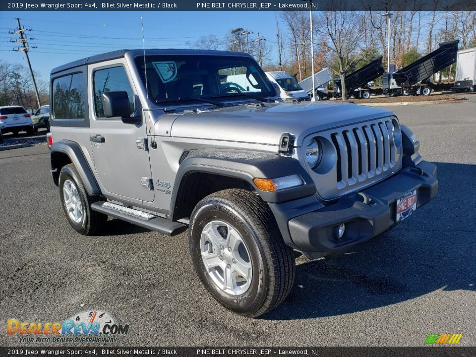 2019 Jeep Wrangler Sport 4x4 Billet Silver Metallic / Black Photo #1