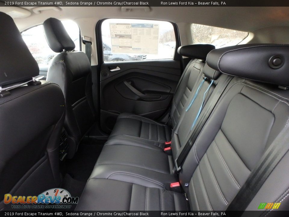 Rear Seat of 2019 Ford Escape Titanium 4WD Photo #12