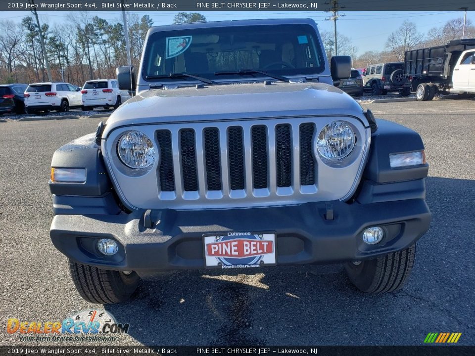 2019 Jeep Wrangler Sport 4x4 Billet Silver Metallic / Black Photo #2