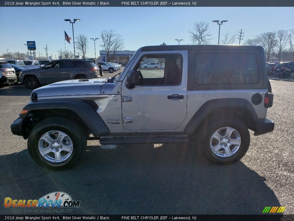 2019 Jeep Wrangler Sport 4x4 Billet Silver Metallic / Black Photo #3