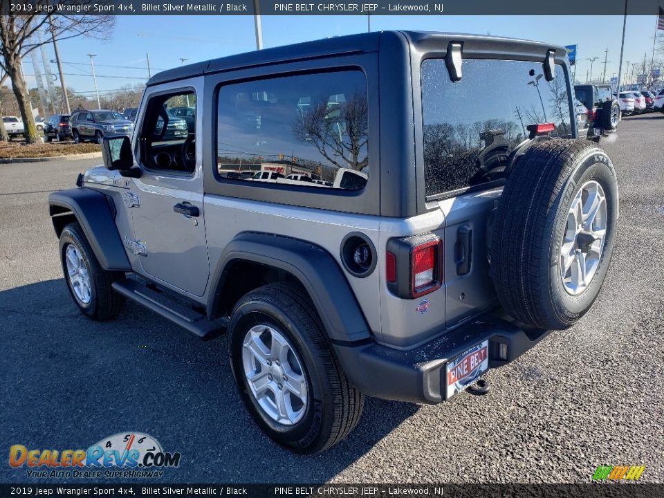 2019 Jeep Wrangler Sport 4x4 Billet Silver Metallic / Black Photo #4