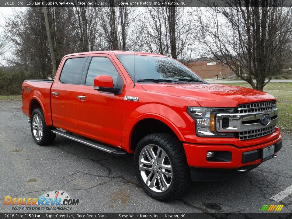 2018 Ford F150 Lariat SuperCrew 4x4 Race Red / Black Photo #4