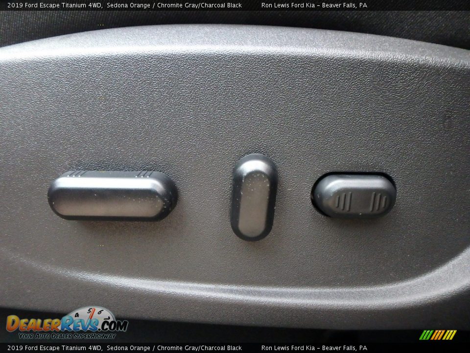 2019 Ford Escape Titanium 4WD Sedona Orange / Chromite Gray/Charcoal Black Photo #15