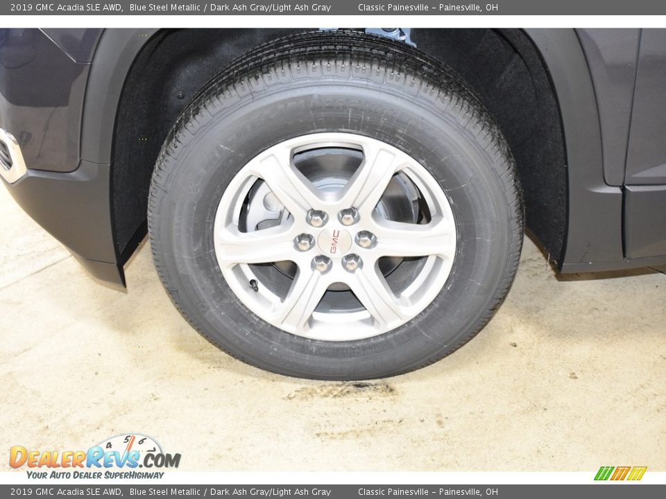 2019 GMC Acadia SLE AWD Blue Steel Metallic / Dark Ash Gray/Light Ash Gray Photo #5