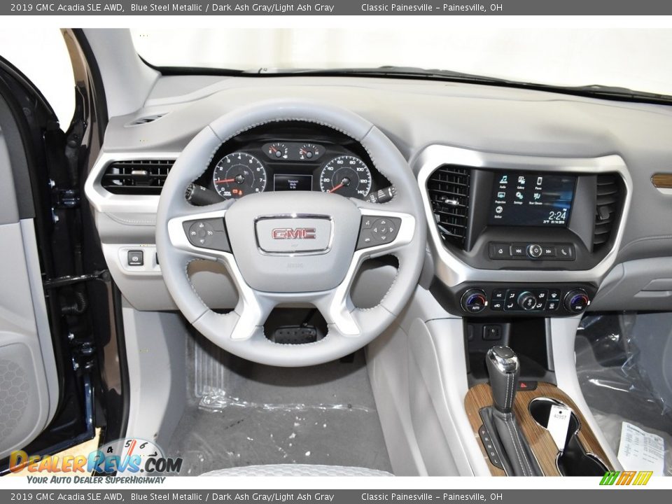 2019 GMC Acadia SLE AWD Blue Steel Metallic / Dark Ash Gray/Light Ash Gray Photo #9