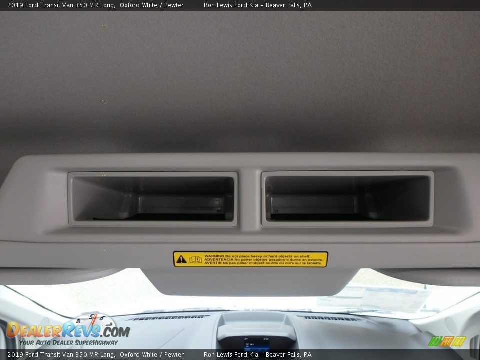 2019 Ford Transit Van 350 MR Long Oxford White / Pewter Photo #3
