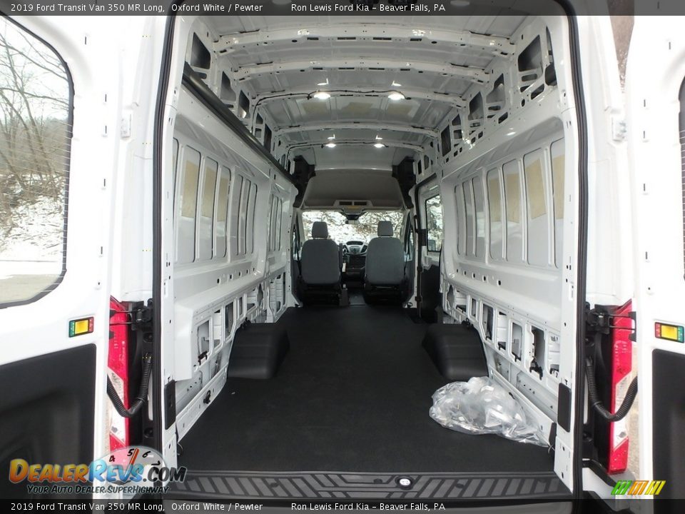 2019 Ford Transit Van 350 MR Long Oxford White / Pewter Photo #6