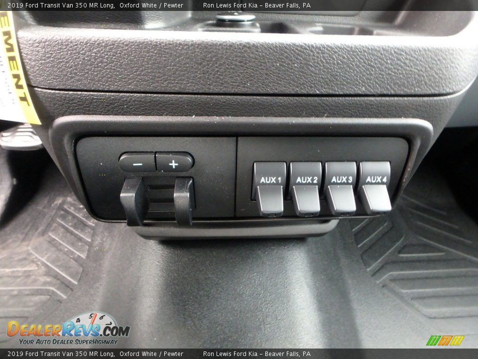 Controls of 2019 Ford Transit Van 350 MR Long Photo #18