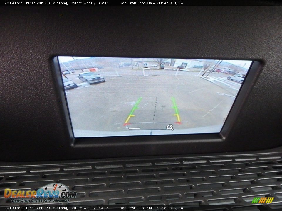 2019 Ford Transit Van 350 MR Long Oxford White / Pewter Photo #20