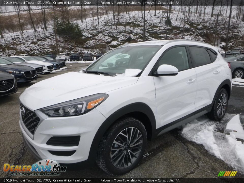 Cream White Pearl 2019 Hyundai Tucson SEL AWD Photo #5
