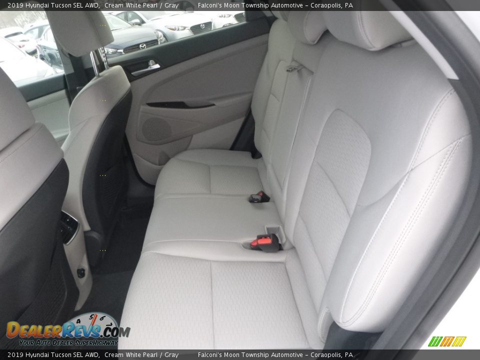 2019 Hyundai Tucson SEL AWD Cream White Pearl / Gray Photo #8
