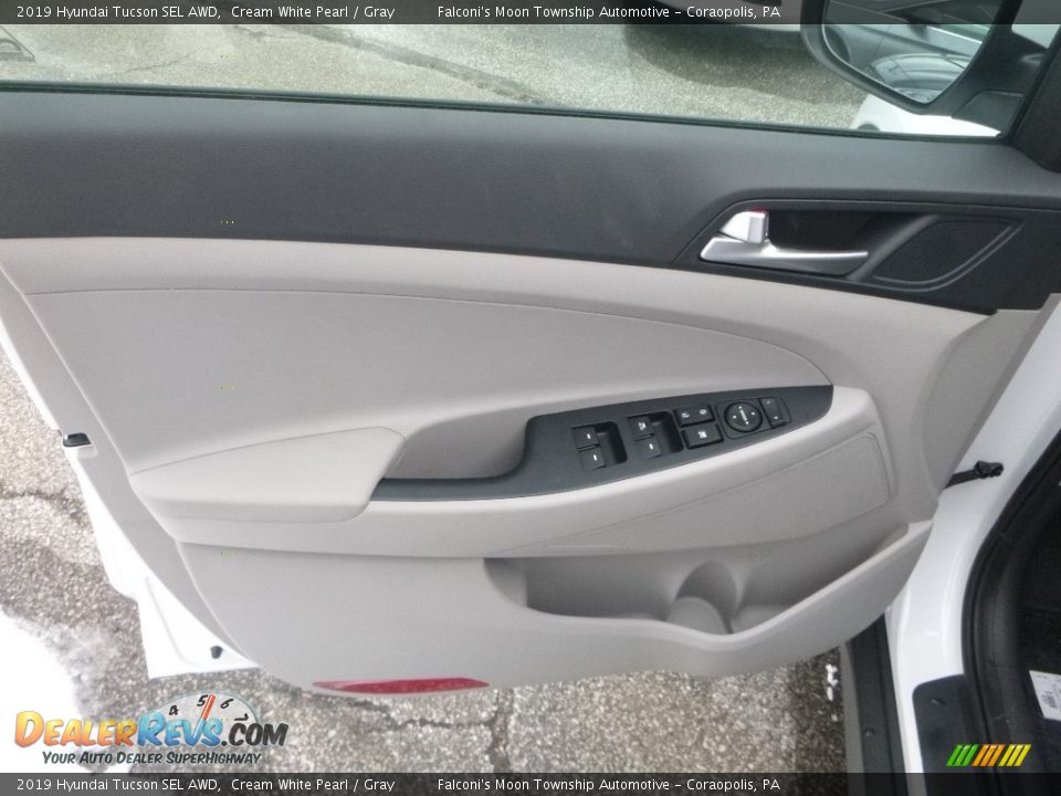 2019 Hyundai Tucson SEL AWD Cream White Pearl / Gray Photo #10